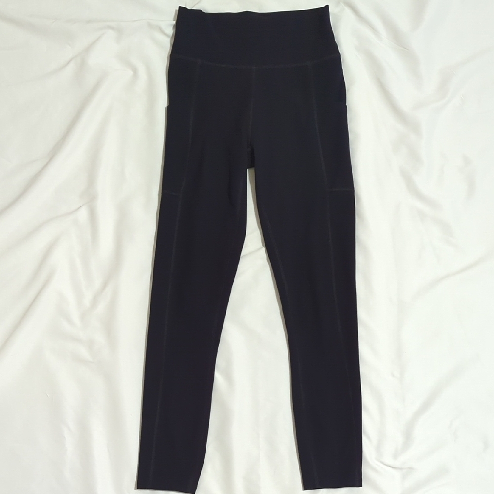 Abercrombie & Fitch 7/8 Side Pocket Leggings, Color Black Size XS